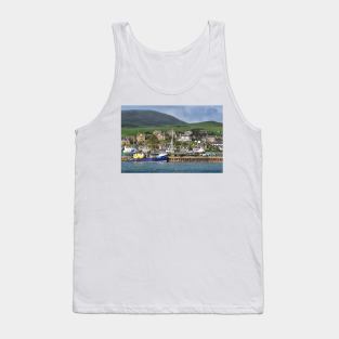 The fishing boat in harbour at Campbeltown, Scotland Tank Top